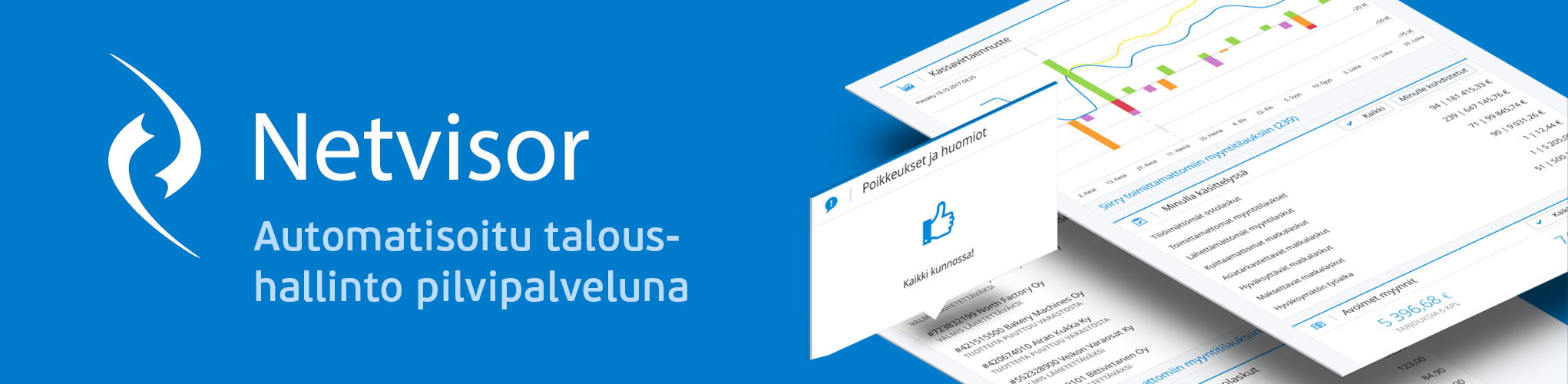 Netvisor automatisoitu taloushallinto